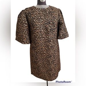 Kate Spade Bungalow brocade cheetah dress. Size 6